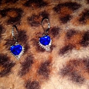 Sterling Silver Sapphire Earrings